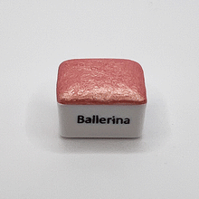 Load image into Gallery viewer, Ballerina Shimmer Watercolour Paint Half Pan