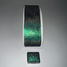 Load image into Gallery viewer, Blue Flair Holographic Watercolour Paint Half Pan