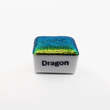 Load image into Gallery viewer, Dragon Colour Shift Watercolour Paint Half Pan