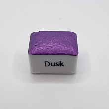 Load image into Gallery viewer, Dusk Shimmer Watercolour Paint Half Pan