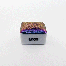 Load image into Gallery viewer, Eros Colour Shift Watercolour Paint Half Pan