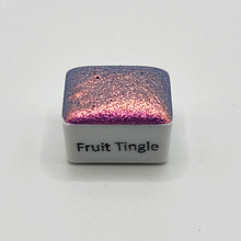 Load image into Gallery viewer, Fruit Tingle Colour Shift Watercolour Paint Half Pan