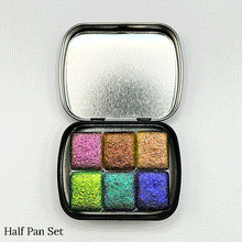 Load image into Gallery viewer, Holographic Rainbow Watercolour Palette