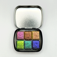 Load image into Gallery viewer, Holographic Rainbow Watercolour Palette