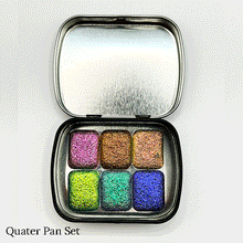 Load image into Gallery viewer, Holographic Rainbow Watercolour Palette