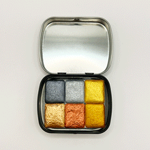 Load image into Gallery viewer, Metallic Watercolour Palette