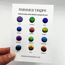 Load image into Gallery viewer, Mythical Collection Sample Dot Card