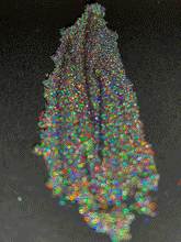 Load image into Gallery viewer, Blue Flair Holographic Pigment
