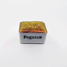 Load image into Gallery viewer, Pegasus Colour Shift Watercolour Paint Half Pan
