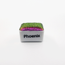 Load image into Gallery viewer, Phoenix Colour Shift Watercolour Paint Half Pan