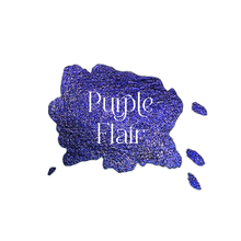 Load image into Gallery viewer, Purple Flair Holographic Watercolour Paint Half Pan