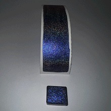 Load image into Gallery viewer, Purple Flair Holographic Watercolour Paint Half Pan