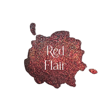 Load image into Gallery viewer, Red Flair Holographic Watercolour Paint Half Pan