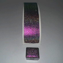 Load image into Gallery viewer, Red Flair Holographic Watercolour Paint Half Pan