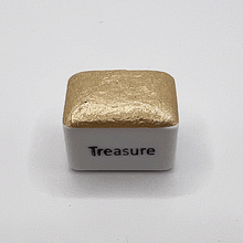 Load image into Gallery viewer, Treasure Shimmer Watercolour Paint Half Pan