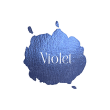Load image into Gallery viewer, Violet Shimmer Watercolour Paint Half Pan