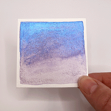 Load image into Gallery viewer, Violet Shimmer Watercolour Paint Half Pan
