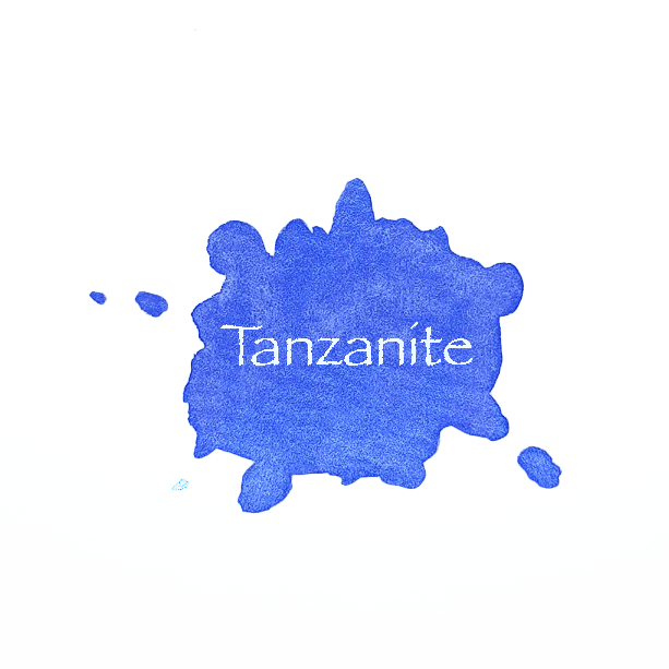 Tanzanite Shimmer Watercolour Paint Half Pan