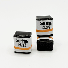 Load image into Gallery viewer, Amber Shimmer Watercolour Paint Half Pan