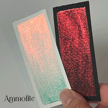 Load image into Gallery viewer, Ammolite Colour Shift Watercolour Paint Half Pan