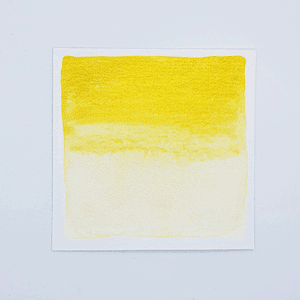 Canary Shimmer Watercolour Paint Half Pan