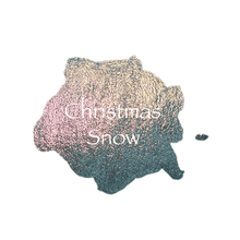 Load image into Gallery viewer, Christmas Snow Colour Shift Watercolour Paint Half Pan