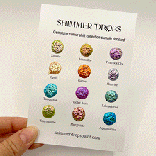 Load image into Gallery viewer, Gemstone Collection Sample Dot Card
