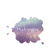 Load image into Gallery viewer, Hydrangea Colour Shift Watercolour Paint Half Pan