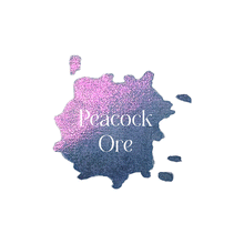 Load image into Gallery viewer, Peacock Ore Colour Shift Watercolour Paint Half Pan