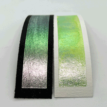 Load image into Gallery viewer, Pistachio Colour Shift Watercolour Paint Half Pan