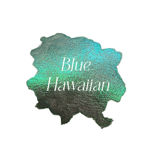 Blue Hawaiian Colour Shift Watercolour Paint Half Pan