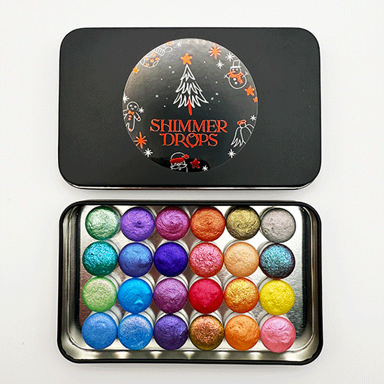 2025 Christmas Collection Circle Pan Palette