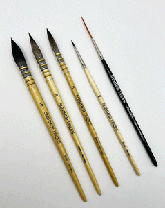 Professional Watercolour Brushes