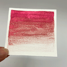 Load image into Gallery viewer, Ruby Shimmer Watercolour Paint Half Pan
