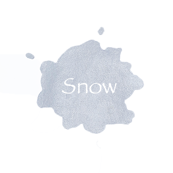 Snow Shimmer Watercolour Paint Half Pan (White)