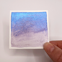 Load image into Gallery viewer, Violet Shimmer Watercolour Paint Half Pan

