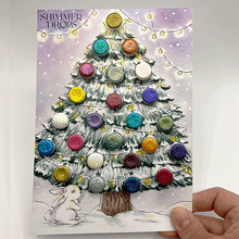 Load image into Gallery viewer, 24 Watercolour Christmas Tree
