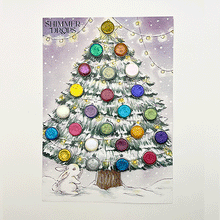 Load image into Gallery viewer, 24 Watercolour Christmas Tree
