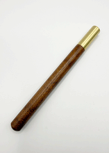 Load image into Gallery viewer, Glass Dip Pen with Wooden Handle
