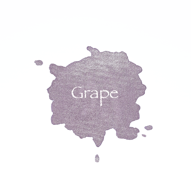 Grape Shimmer Watercolour Paint Half Pan