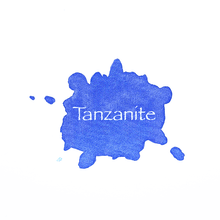 Load image into Gallery viewer, Tanzanite Shimmer Watercolour Paint Half Pan
