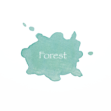 Load image into Gallery viewer, Forest Shimmer Watercolour Paint Half Pan
