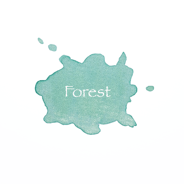 Forest Shimmer Watercolour Paint Half Pan