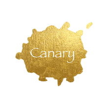Load image into Gallery viewer, Canary Shimmer Watercolour Paint Half Pan
