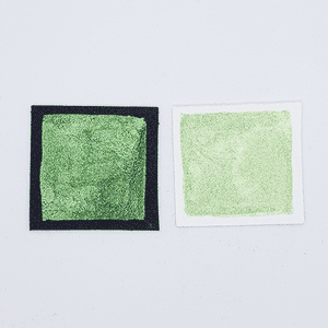 Green Flair Shimmer Watercolour Paint Half Pan (Limited Edition)