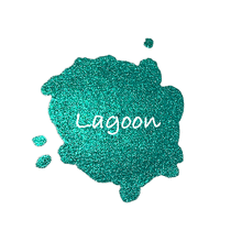 Load image into Gallery viewer, Lagoon Shimmer Watercolour Paint Half Pan
